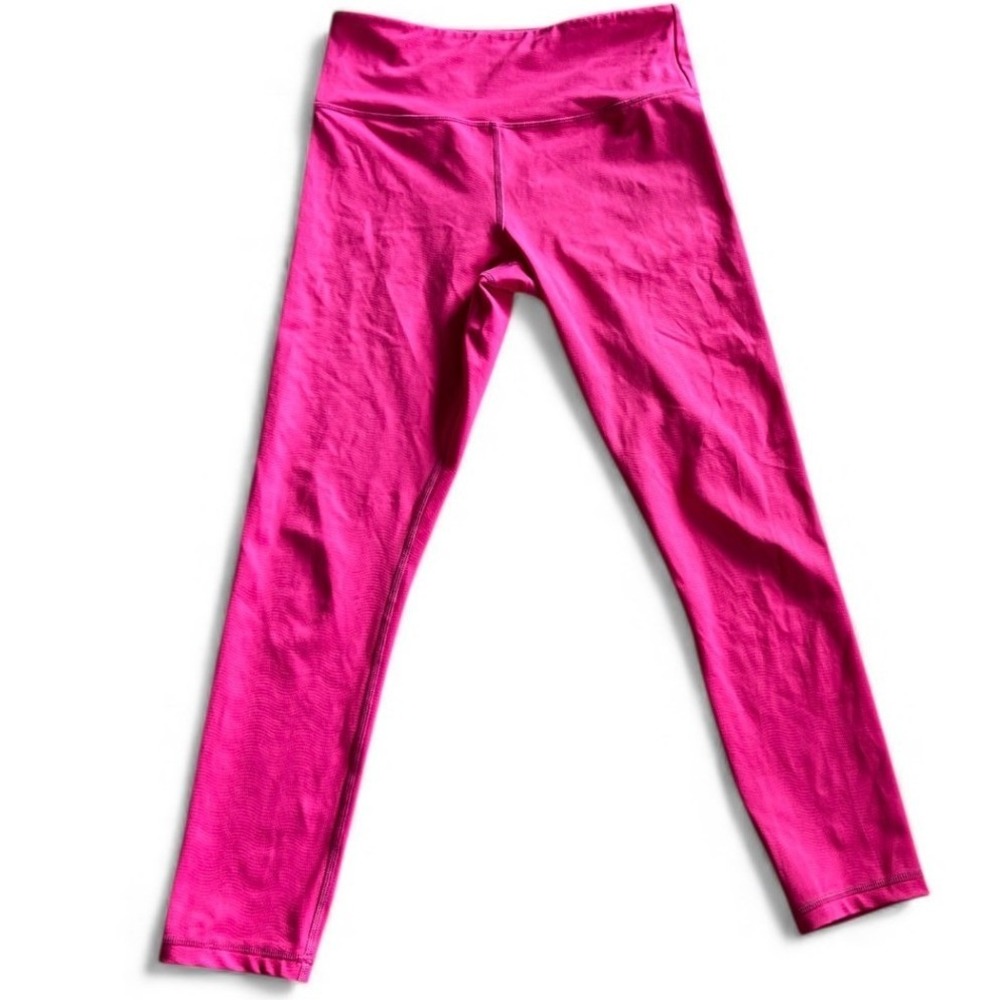 Zyia Active Pink High Waisted Leggings Athletic‎ Workout Pants Womens Size 6 8